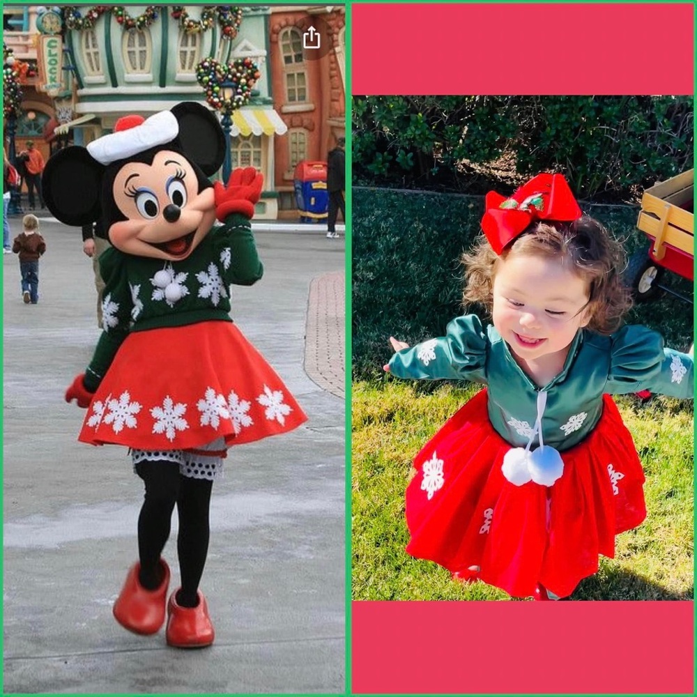 Custom Replica Minnie toddler dress